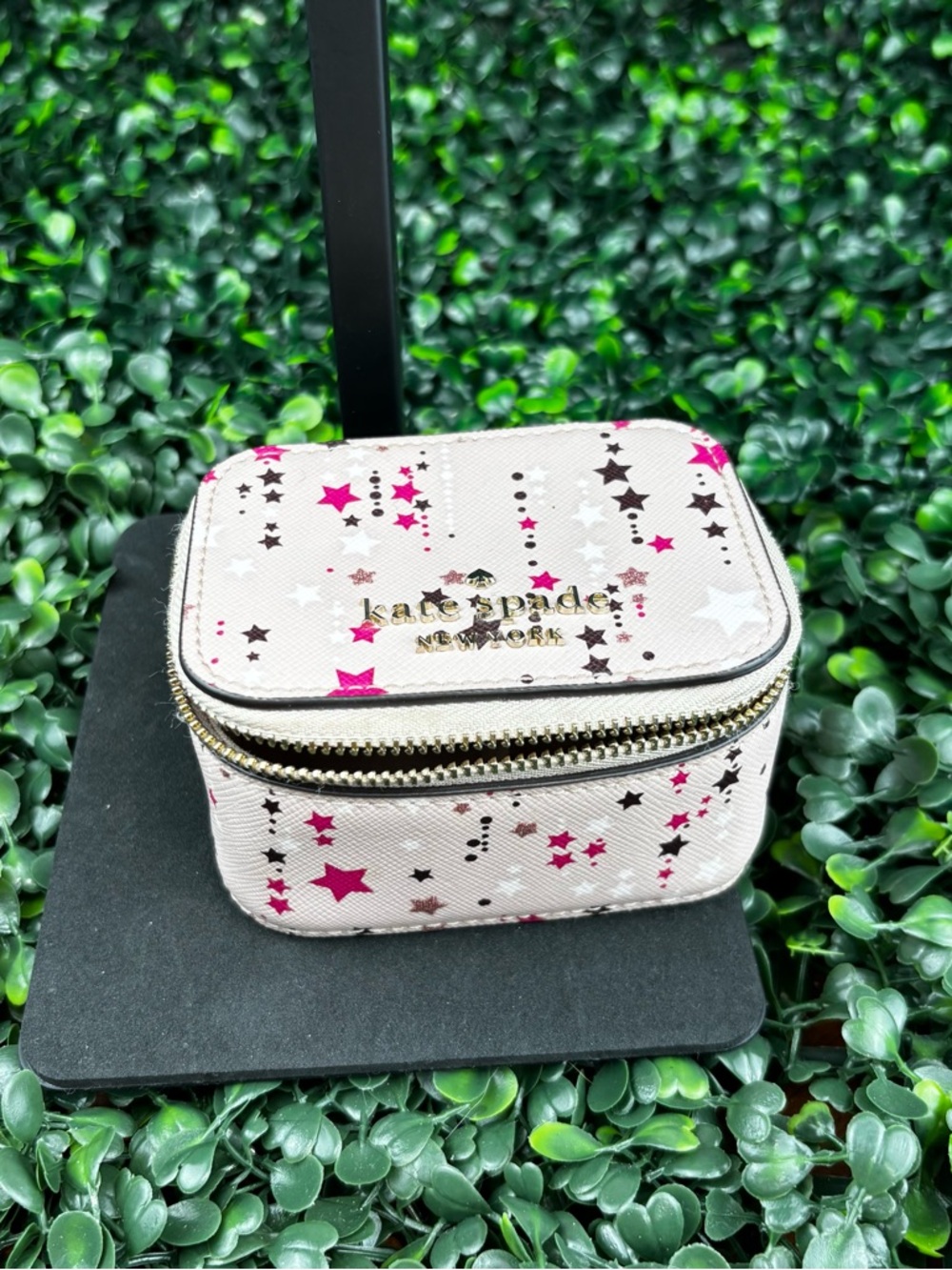 KATE SPADE NEW YORK PINK STAR JEWELRY CASE